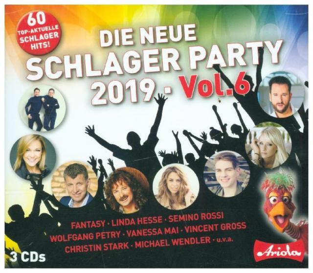 Die neue Schlager Party 2019. Vol.6, 3 Audio-CDs