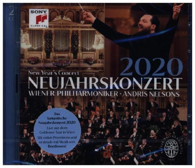Neujahrskonzert 2020 / New Year's Concert 2020, 2 Audio-CDs