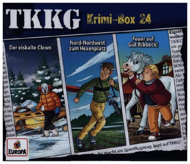 TKKG - Krimi-Box 24 (Folgen 190, 191, 192)