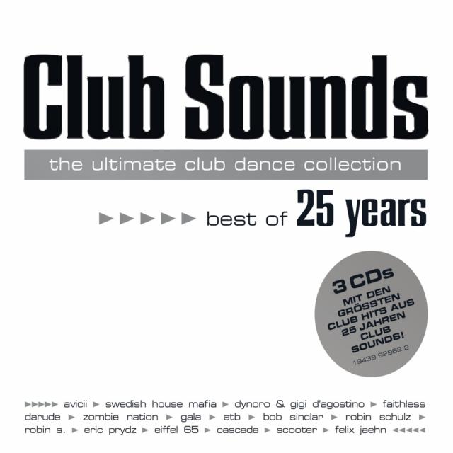 Club Sounds - Best Of 25 Years, 3 Audio-CD