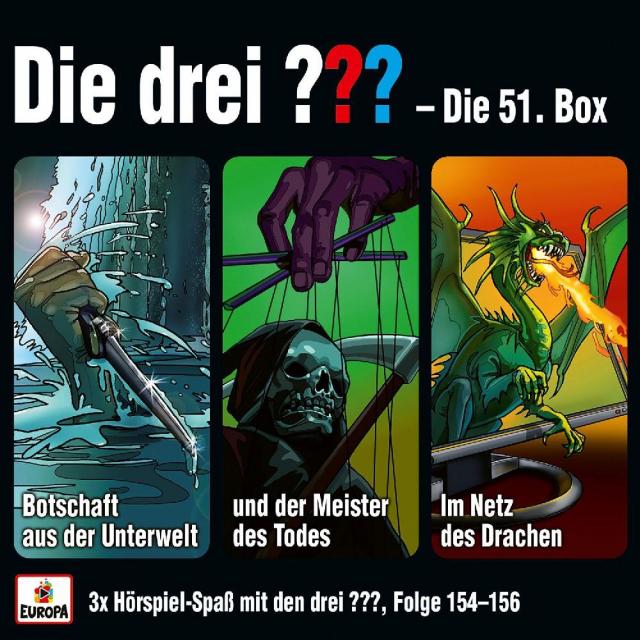 Die drei Fragezeichen - 3er Box. Box.51, 3 Audio-CD