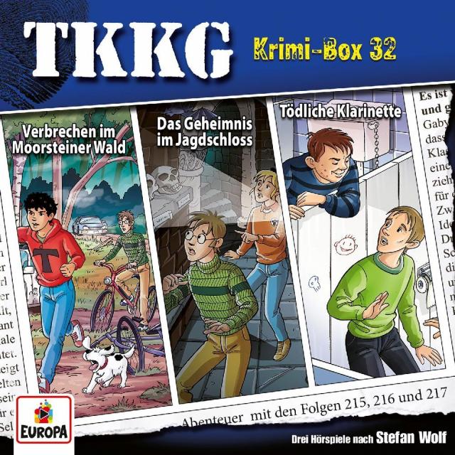 Ein Fall für TKKG - Krimi-Box. Box.32, 3 Audio-CD