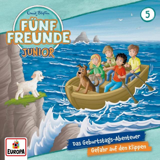 Fünf Freunde JUNIOR - Das Geburtstags-Abenteuer/Gefahr auf den Klippen, 1 Audio-CD