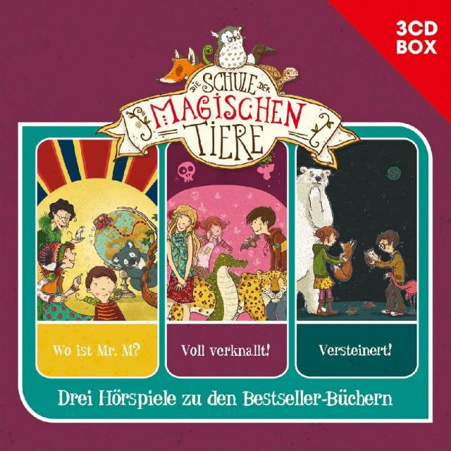 Schule der magischen Tiere - 3-CD Hörspielbox. Box.3, 3 Audio-CD