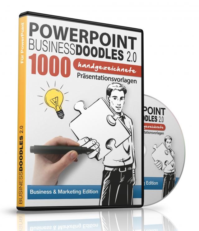 PowerPoint BusinessDoodles 2.0 - 1000 Handgezeichnete Präsentationsvorlagen für PowerPoint