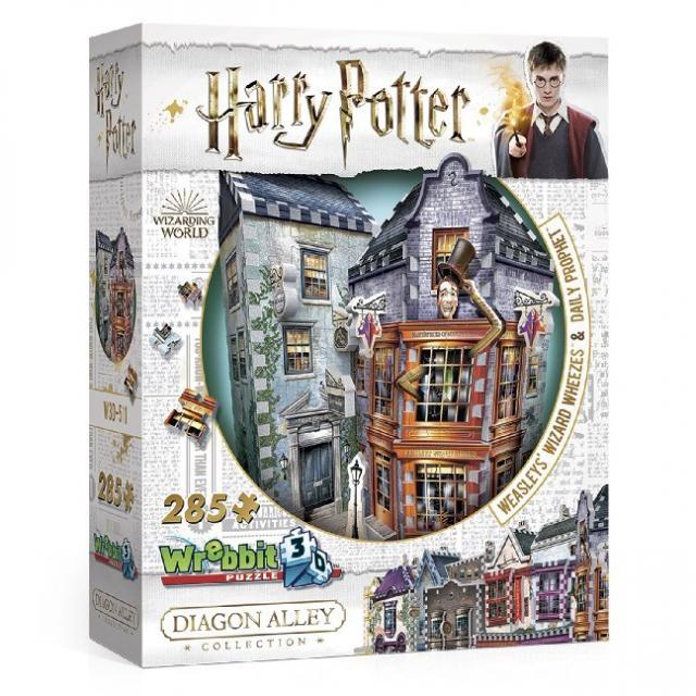 Harry Potter Weasleys zauberhafte Scherze & Tagesprophet (Puzzle) Harry Potter Weasleys Wizard Wheezes & Daily Prophet. 285 Teile. Puzzleformat: 16,5 x 21 x 28 cm. Spiel.