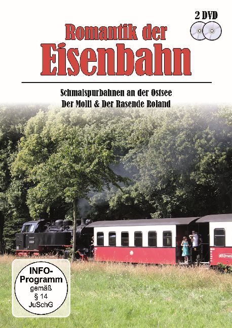 Romantik der Eisenbahn - Schmalspurbahnen an der Ostsee, Der Molli & Der Rasende Roland, 2 DVD