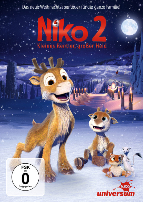 Niko 2 - Kleines Rentier, großer Held, 1 DVD