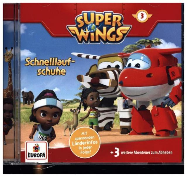 Super Wings - Schnelllaufschuhe, 1 Audio-CD