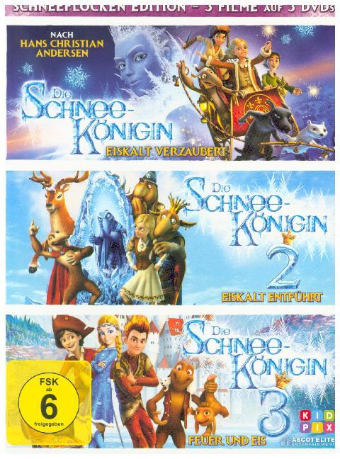 Die Schneekönigin 1-3 Box, 3 DVDs