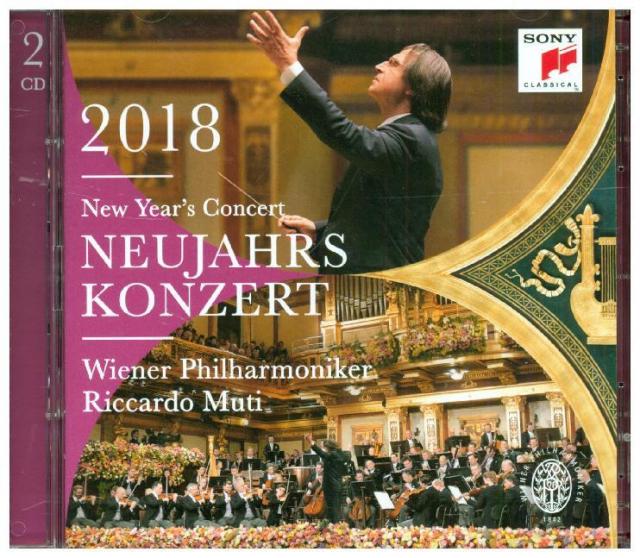 Neujahrskonzert 2018 / New Year's Concert 2018, 2 Audio-CDs