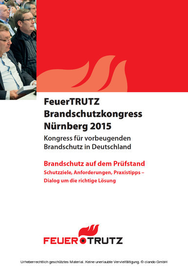 Tagungsband FeuerTRUTZ Brandschutzkongress 2015 - E-Book (PDF)