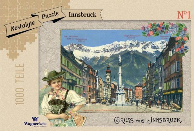 Nostalgie Puzzle Innsbruck Nr. 1 Maria-Theresien-Straße 1.000 Teile