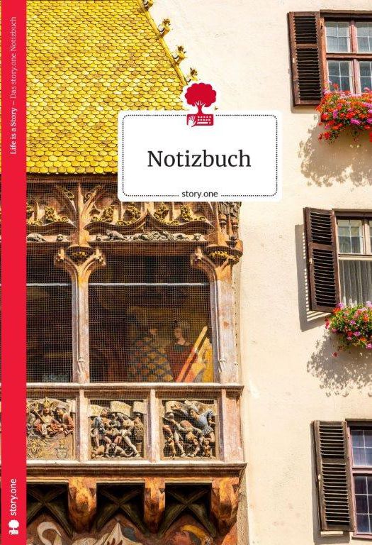 Innsbruck Notizbuch 12 - Frontalansicht Goldenes Dachl