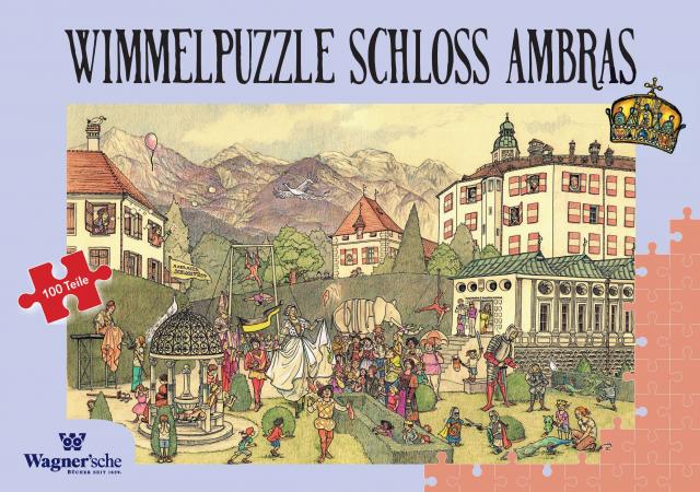 Wimmelpuzzle Schloss Ambras
