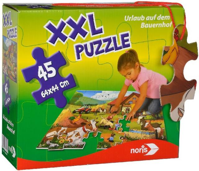 XXL Puzzle, Urlaub auf dem Bauernhof (Kinderpuzzle)