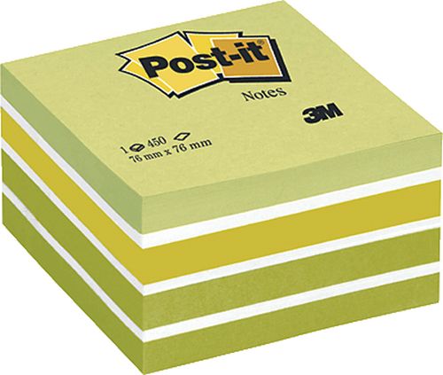 Post-it Notizwuerfel 2028-G 76x76 pastellgrün Haftnotizen