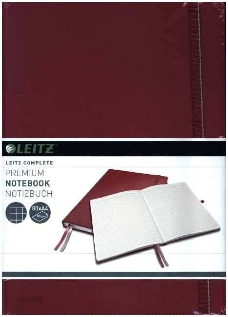 Leitz Notizbuch Complete A4 kariert rot