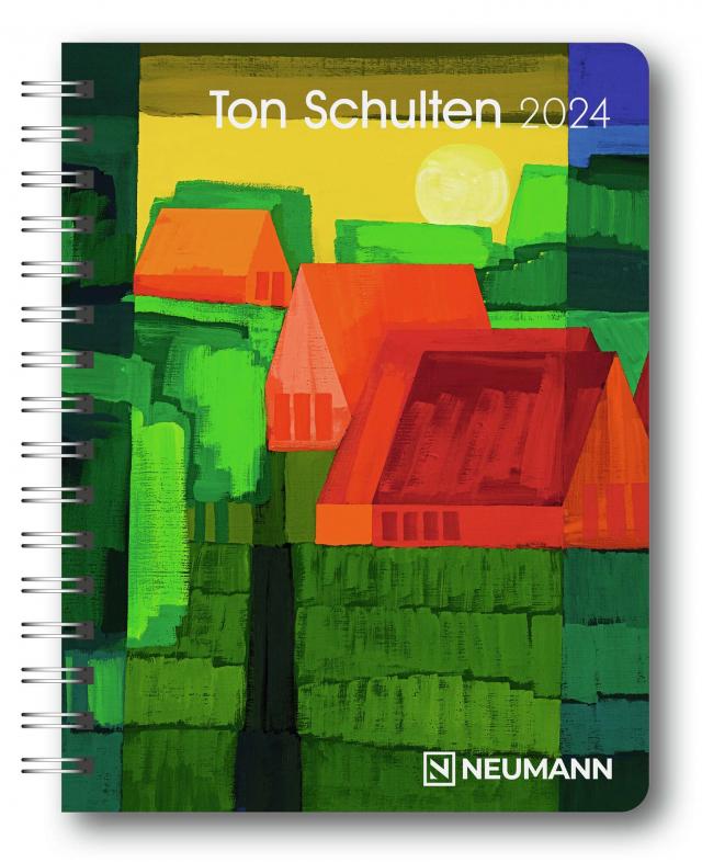 Ton Schulten 2024 - Diary - Buchkalender - Taschenkalender - Kunstkalender - 16,5x21,6