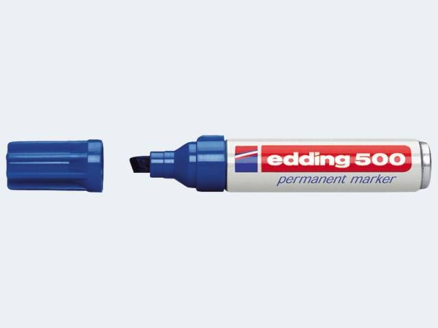 Edding 500 Marker 2-7mm permanent blau