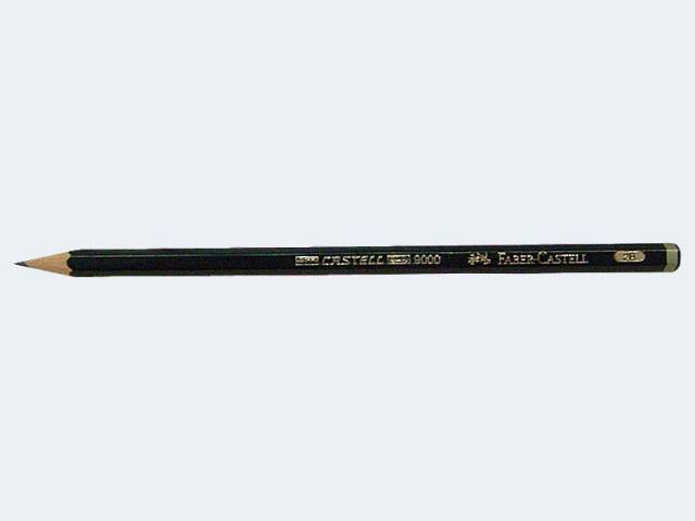 Bleistift Faber Castell 9000 2B
