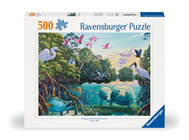 Ravensburger Puzzle 12000044 - Manatee Moments - 500 Teile Puzzle für Erwachsene und Kinder ab 12 Jahren