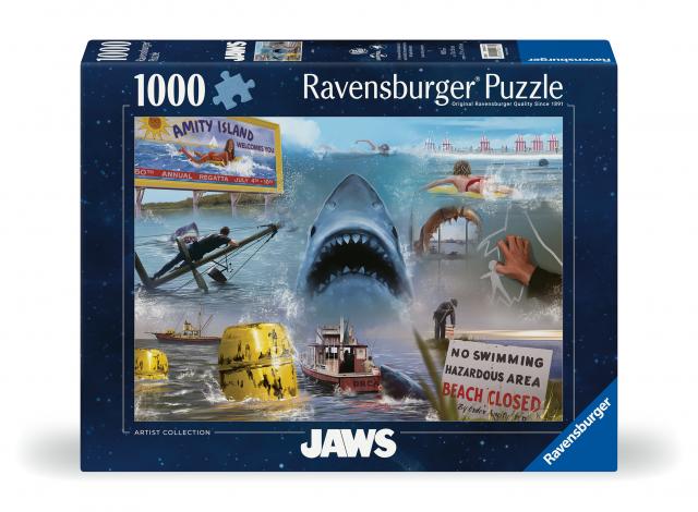 Ravensburger Puzzle 12000277 - Jaws - 1000 Teile Universal VAULT Puzzle für Erwachsene und Kinder ab 14 Jahren