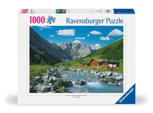Ravensburger Puzzle 12000649 - Krawendelgebirge in Österreich - 1000 Teile Puzzle für Erwachsene und Kinder ab 14 Jahren, Landschafts-Puzzle mit Österreich-Motiv