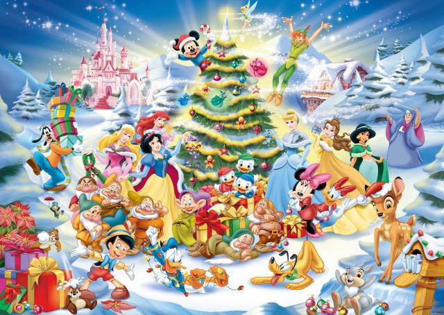 Ravensburger Puzzle 12000651 - Disney's Weihnachten - 1000 Teile Disney Puzzle für Erwachsene und Kinder ab 14 Jahren