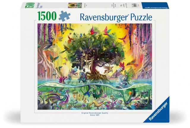 Ravensburger Puzzle 12000798 - Das Einhorn aus dem See und seine Freunde - 1500 Teile Puzzle für Erwachsene und Kinder ab 14 Jahren