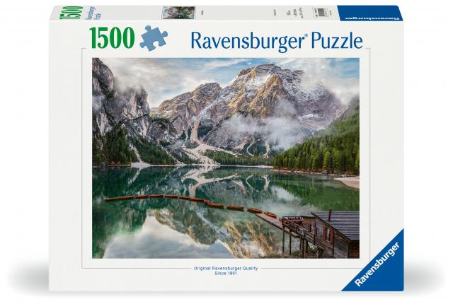 Ravensburger Puzzle 12001211 - Pragser Wildsee - 1000 Teile Puzzle für Erwachsene und Kinder ab 14 Jahren