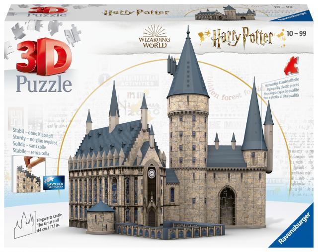 Ravensburger 3D Puzzle 11259 - Harry Potter Hogwarts Schloss - Die Große Halle - Für alle Harry Potter Fans ab 10 Jahren