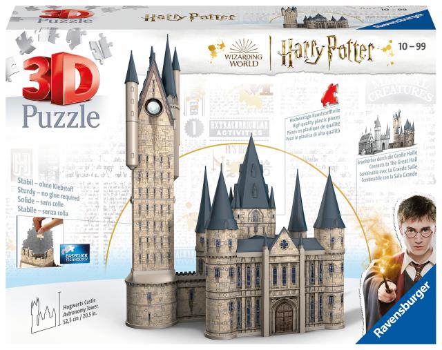 Ravensburger 3D Puzzle 11277 - Harry Potter Hogwarts Schloss - Astronomieturm - Für alle Harry Potter Fans ab 10 Jahren