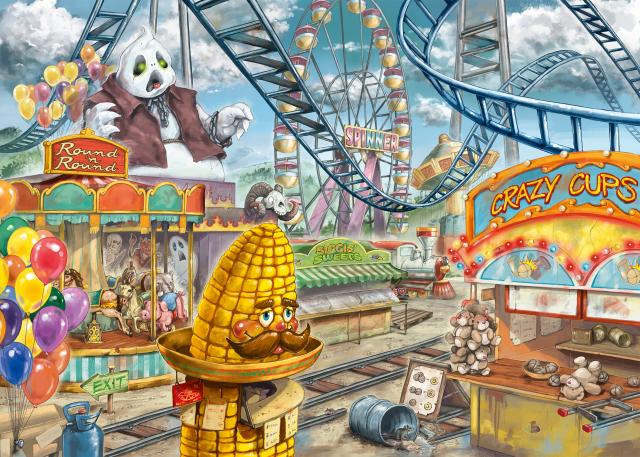 Ravensburger EXIT Puzzle Kids - 12926 Im Freizeitpark - 368 Teile Puzzle für Kinder ab 9 Jahren, Kinderpuzzle