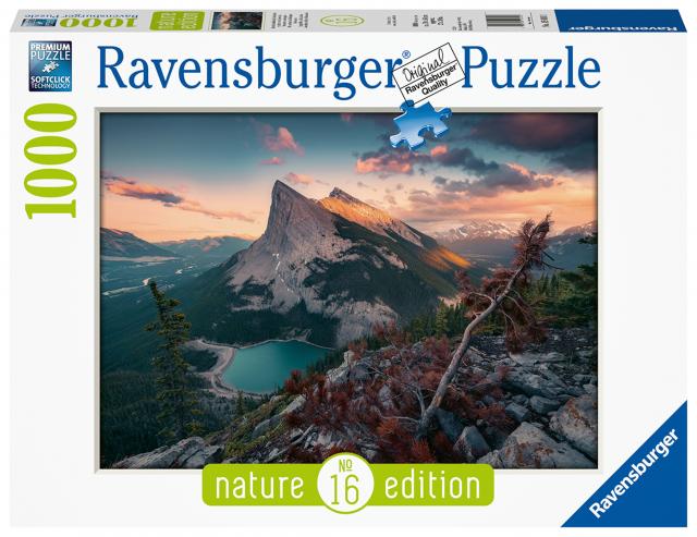 Ravensburger Puzzle 15011 - Abends in den Rocky Mountains - 1000 Teile Puzzle für Erwachsene und Kinder ab 14 Jahren, Puzzle mit Landschaft und Natur