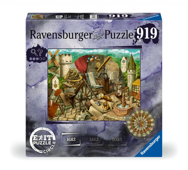 Ravensburger EXIT Puzzle 17446 – EXIT The Circle, Anno 1683 - Escape Room Puzzle mit 919 Teilen, ab 14 Jahren