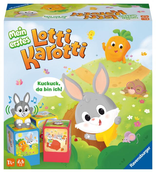 Ravensburger 20916 - Mein erstes Lotti Karotti, ein erstes Spiel für Kinder ab 1 ½ Jahren des Kinderspiel-Klassikers Lotti Karotti
