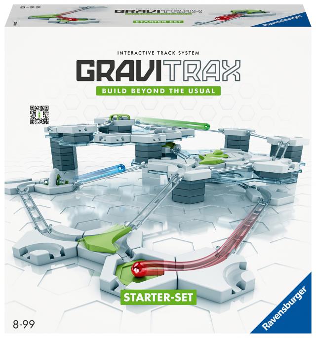 Ravensburger GraviTrax Starter-Set 22410 - GraviTrax Starterset für deine Kugelbahn - Murmelbahn und Konstruktionsspielzeug ab 8 Jahren, Geschenk für Kinder, alleine bespielbar