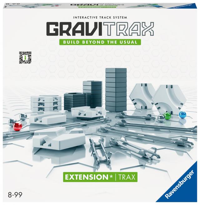 Ravensburger GraviTrax Extension Trax 22414 - GraviTrax Erweiterung für deine Kugelbahn - Murmelbahn und Konstruktionsspielzeug ab 8 Jahren, GraviTrax Zubehör kombinierbar mit allen Produkten