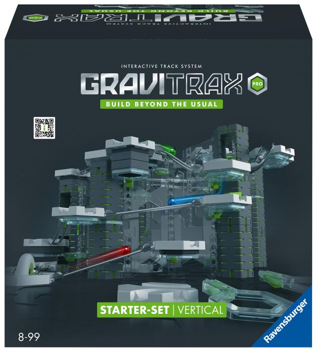 Ravensburger GraviTrax PRO Starter-Set Vertical 22426 - GraviTrax Starterset für deine Kugelbahn - Murmelbahn und Konstruktionsspielzeug ab 8 Jahren, alleine bespielbar
