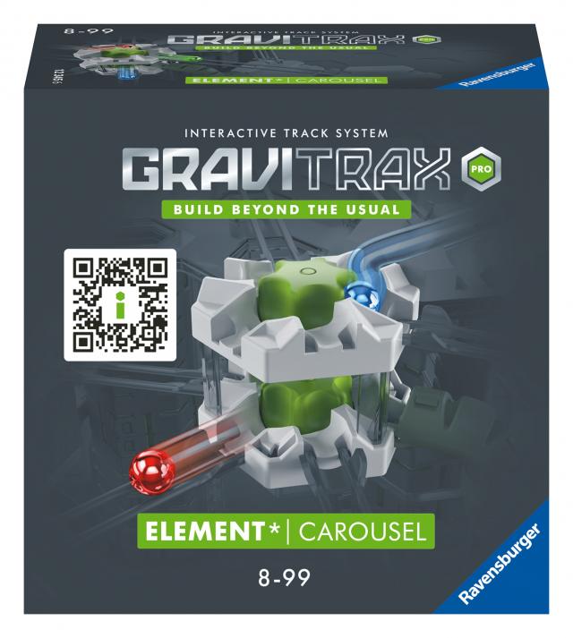 Ravensburger GraviTrax PRO Element Carousel 22436 - GraviTrax Erweiterung für deine Kugelbahn - Murmelbahn und Konstruktionsspielzeug ab 8 Jahren, GraviTrax Zubehör kombinierbar mit allen Produkten