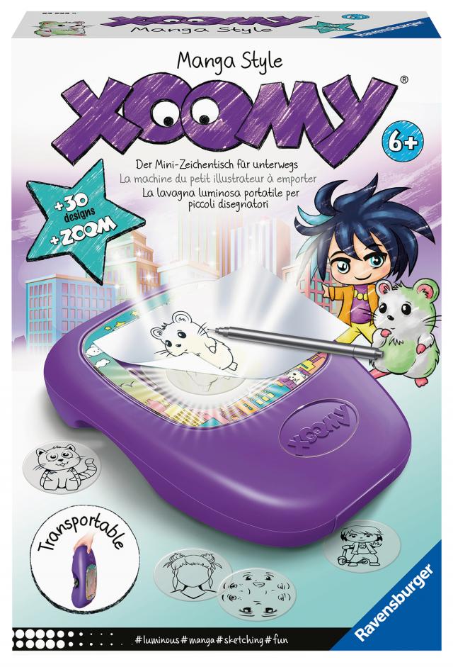 Ravensburger Xoomy® Midi Manga Style 23533 - Tolle Mangas zeichnen lernen, Kreatives Zeichnen und Malen für Kinder ab 6 Jahren