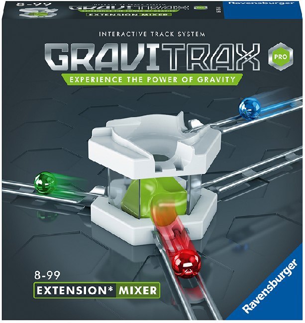 Ravensburger GraviTrax PRO Erweiterung Mixer - Ideales Zubehör für spektakuläre Kugelbahnen, Konstruktionsspielzeug für Kinder ab 8 Jahren