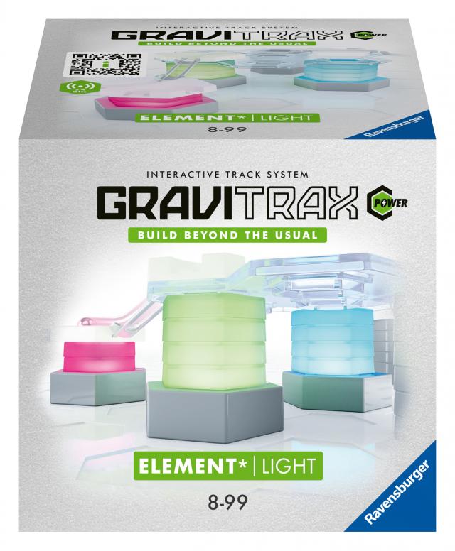 Ravensburger GraviTrax POWER Element Light 27467 - GraviTrax Erweiterung für deine Kugelbahn - Murmelbahn und Konstruktionsspielzeug ab 8 Jahren, GraviTrax Zubehör kombinierbar mit allen Produkten