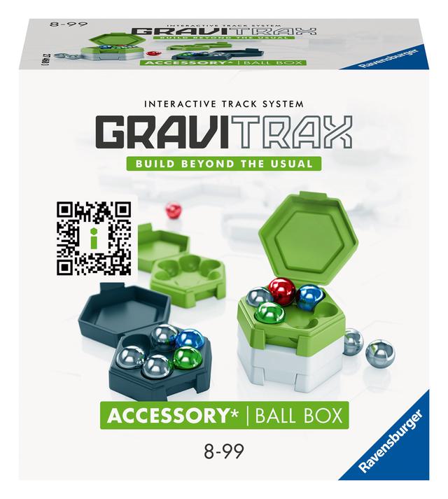 Ravensburger GraviTrax Accessory Ball Box 27468 - GraviTrax Zubehör für deine Kugelbahn - Murmelbahn und Konstruktionsspielzeug ab 8 Jahren, GraviTrax Erweiterung kombinierbar mit allen Produkten