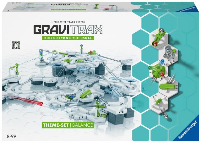Ravensburger GraviTrax Starter-Set Balance 27470 - GraviTrax Starterset für deine Kugelbahn - Murmelbahn und Konstruktionsspielzeug ab 8 Jahren, alleine bespielbar