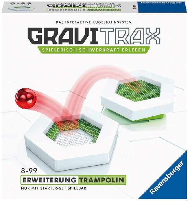 GraviTrax Trampolin, Erweiterung Das interaktive Kugelbahnsystem. Benötigt das GraviTrax Starterset. NON.