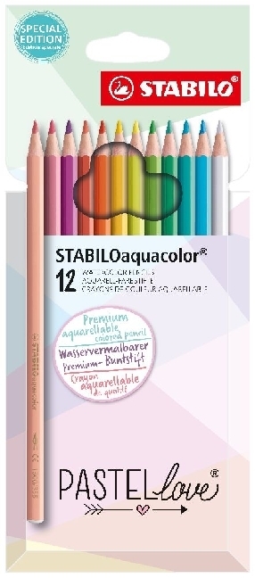 STABILOaquacolor 12er Pastellove Etui