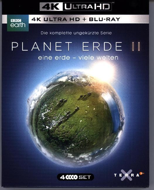Planet Erde: eine erde - viele welten 4K. Tl.2, 4 UHD-Blu-ray