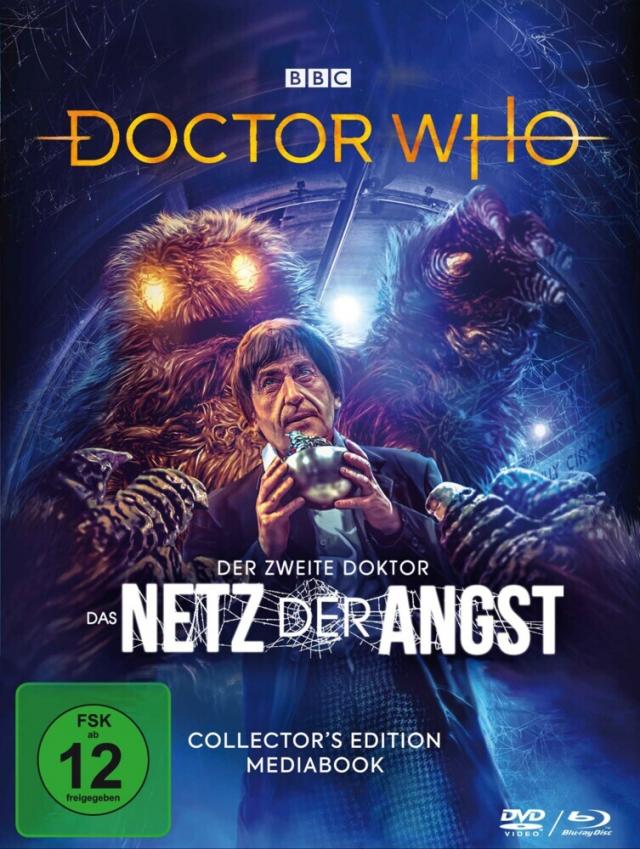 Doctor Who: Der Zweite Doktor - Das Netz der Angst (DVD + Blu-ray) (Mediabook Edition) LTD., 1 Blu-ray + 2 DVD (Limited Mediabook Edition)
